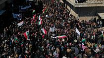 مراسم تشییع مردان کرد به قتل رسیده در شمال سوریه