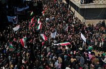 مراسم تشییع مردان کرد به قتل رسیده در شمال سوریه