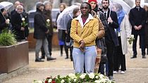 Homenagem às vítimas, no sétimo aniversário dos ataques terroristas em Bruxelas
