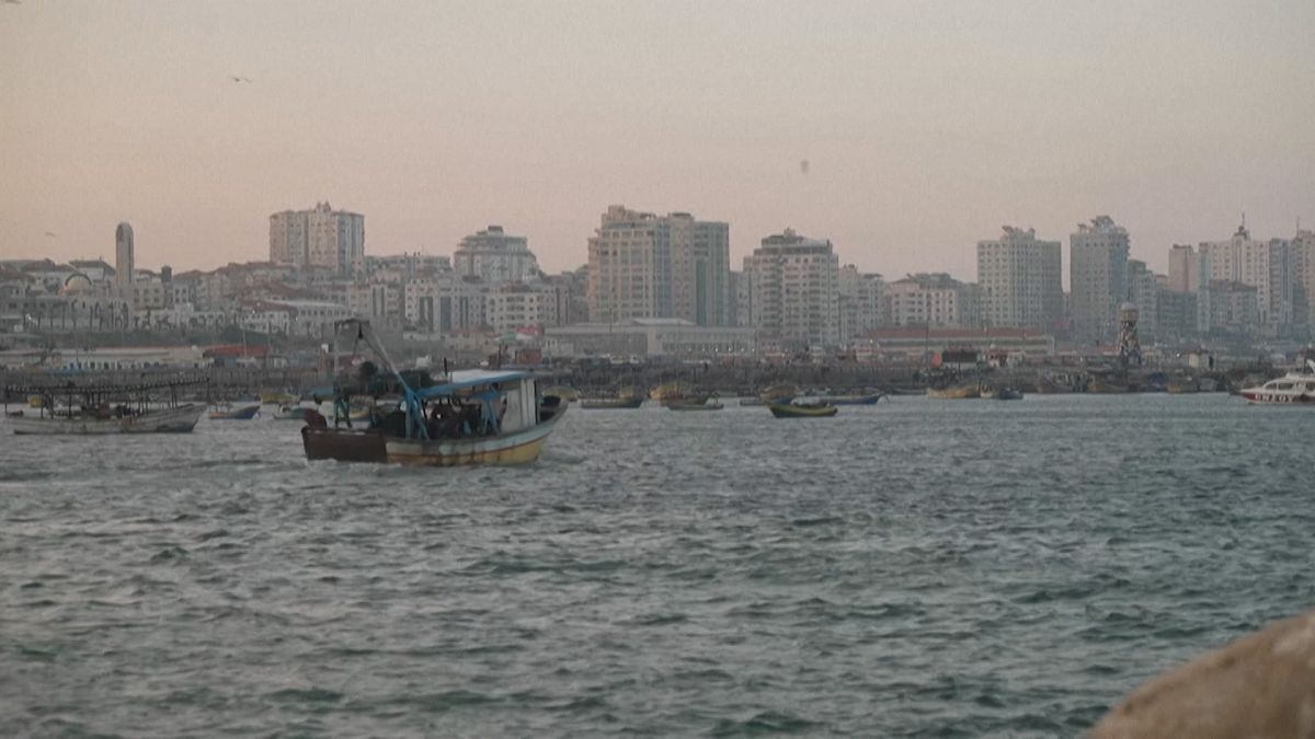 قارب صيد - قطاع غزة - الأراضي الفلسطينية