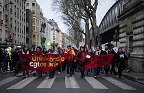 Manifestazione a Parigi contro la riforma delle pensioni, 22/03/2023