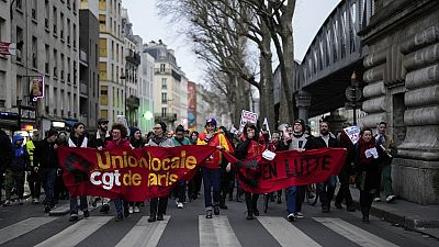 Manifestazione a Parigi contro la riforma delle pensioni, 22/03/2023