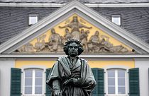 Estátua em homenagem ao compositor Ludwig van Beethoven