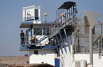 الحراسة الإسرائيلية بالقرب من سجن جلبوع - أرشيف