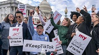 TikTok-Content Creator vor dem US-Kongress: Sie fordern, Datenschutz zu verschärfen statt die Plattform zu verbieten. Washington, 22.03.2023