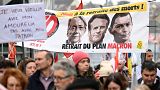 Cortège de la manifestation contre la réforme des retraites à Rennes, le 23 mars 2023