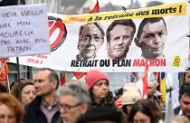 Cortège de la manifestation contre la réforme des retraites à Rennes, le 23 mars 2023