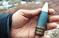 szegényített urániumot tartalmazó lőszer a délszláv háborúból