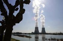 The Belleville-sur-Loire's nuclear plant, across the Loire river, central France. 