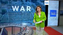 Euronews-Redakteurin Sasha Vakulina bei der TV-Analyse