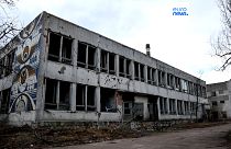 Das völlig zerstörte Werk von Chezara in Tschernihiv, im Norden der Ukraine.