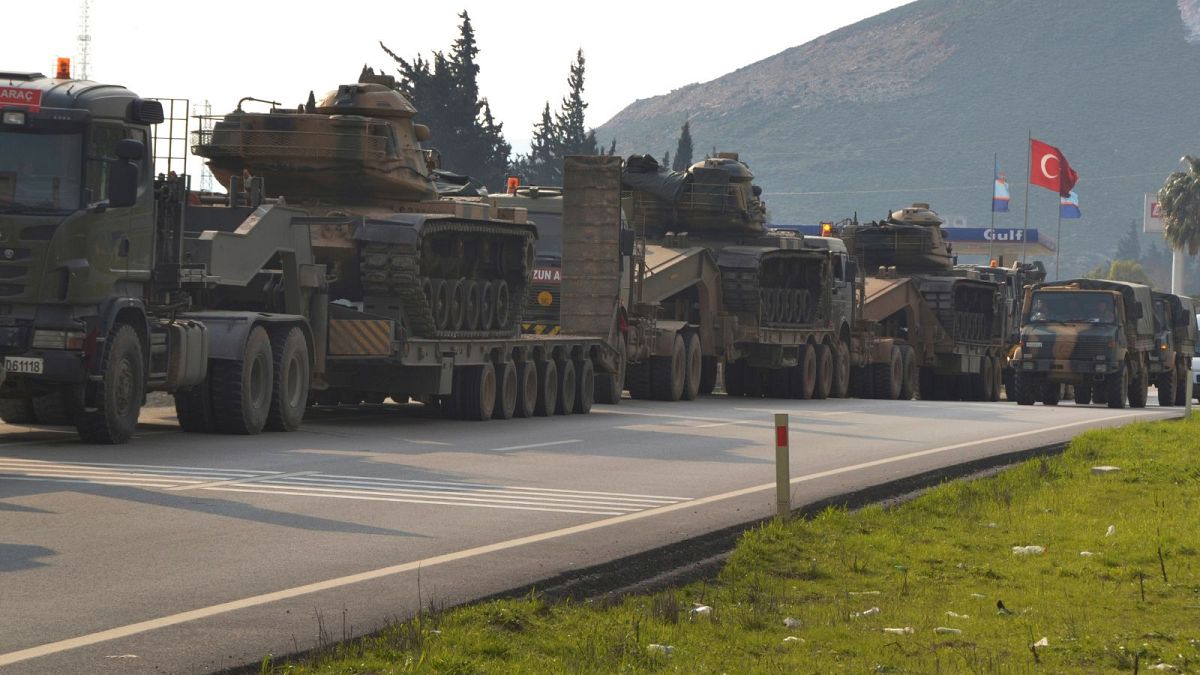 کاروان تانک‌های ترکیه (عکس آرشیوی است)