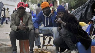مهاجرون أفارقة في تونس العاصمة - أرشيف