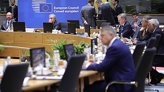Зал заседаний Совета ЕС в Брюсселе