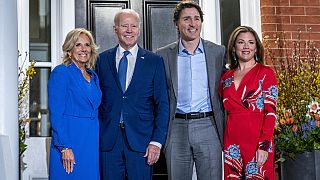 Presidente dos EUA, Joe Biden, e primeiro-ministro do Canadá, Justin Trudeau