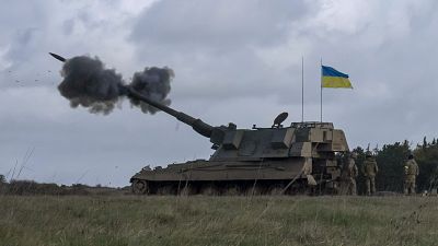 جنود أوكرانيون يتدربون في إنجلترا