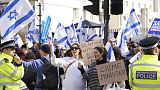 Londra'da Netenyahu karşıtı gösteriler