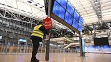 Figyelmeztető sztrájk két héttel ezelőtt, a hamburgi repülőtéren