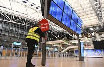 Figyelmeztető sztrájk két héttel ezelőtt, a hamburgi repülőtéren