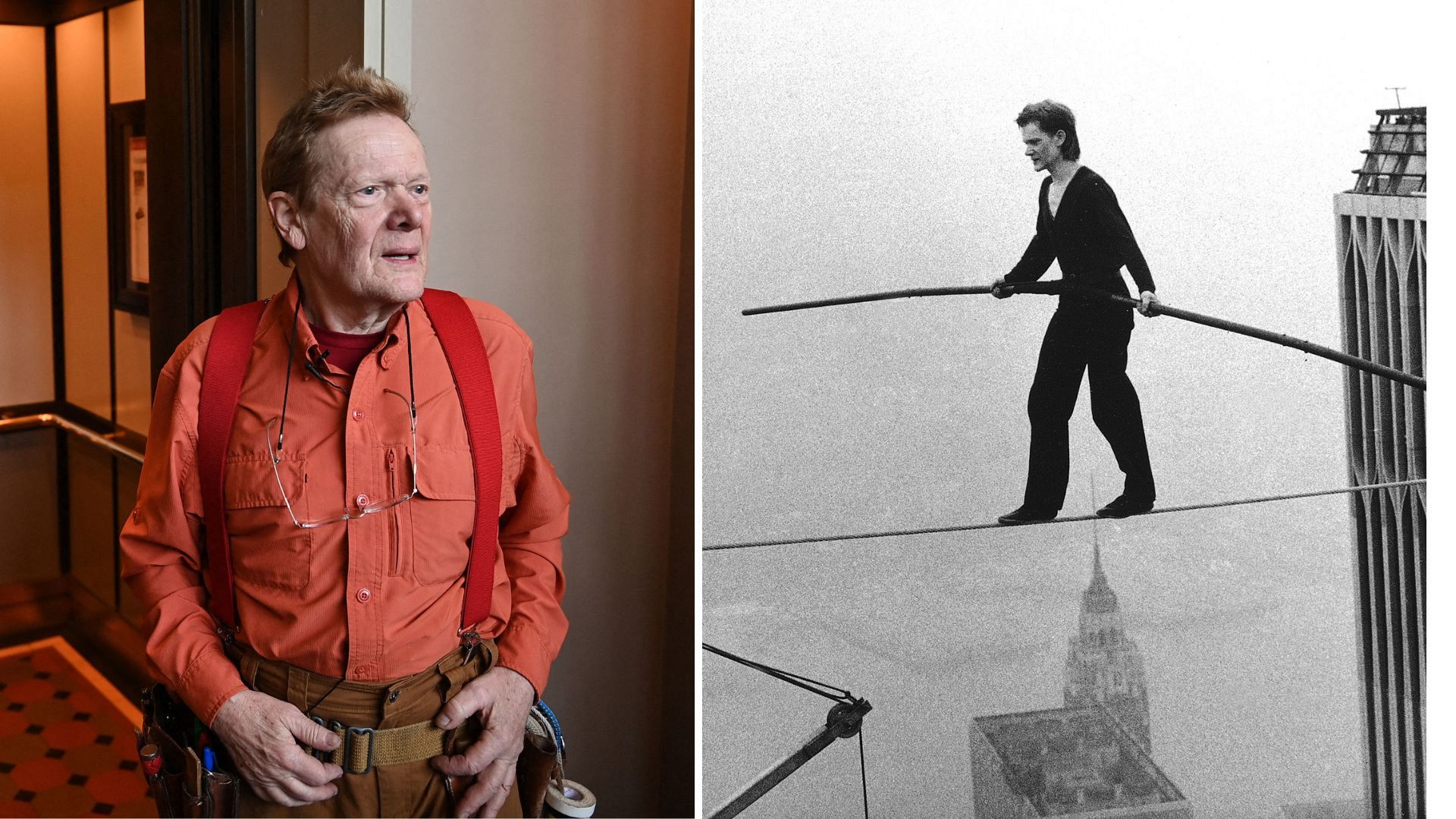 Video. 73yearold Philippe Petit continues to dazzle with tightrope