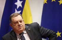 A boszniai szerb vezető, Milorad Dodik
