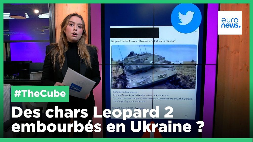 The Cube : des chars Leopard 2 embourbés en Ukraine ?