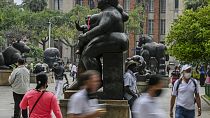 Esculturas do artista colombiano Fernando Botero em Medellín (Colômbia - arquivo)