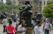 Esculturas do artista colombiano Fernando Botero em Medellín (Colômbia - arquivo)