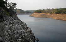 Barragem do Cabril, Pedrógão Pequeno, Portugal, a 14 de julho de 2022