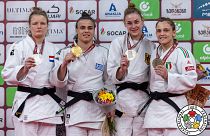 Medalhadas femininas no Grand Slam de Judo de Tbilisi