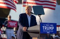 Donald Trump volt amerikai elnök a texasi Wacóban