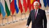 European Union foreign policy chief Josep Borrell arrives for an EU summit at the European Council building in Brussels, Thursday, March 23, 2023