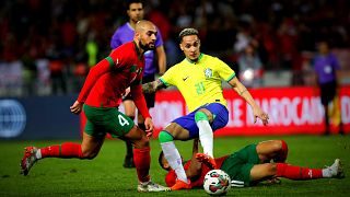 Morocco stunned Brazil 2-1 in Saturday's friendly
