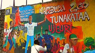 A Goma, des artistes érigent des murs contre la violence 