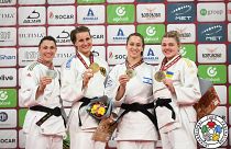 Tbilisi Grand Slam 2023, -78 kg, LANIR Inbar, KURCHENKO Yuliia, WAGNER Anna-Maria, BELLANDI Alice