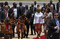 نائبة الرئيس الأميركي كامالا هاريس في غانا