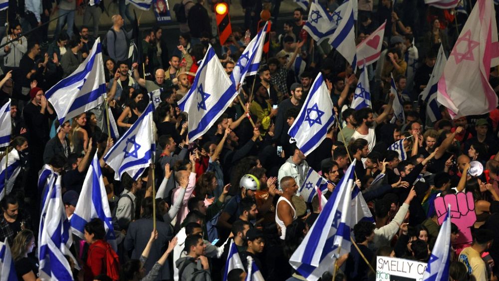 Israeli unions launch general strike in opposition to judicial reforms