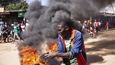 Un manifestación masiva convocada en Nairobi, lunes 27 de marzo de 2023. 