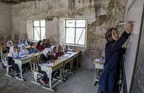 صورة أرشيفية لمدرسة للطالبات في أفغانستان
