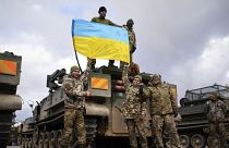 Украинские военные, проходившие обучение по управлению танками Challenger 2 в Великобритании