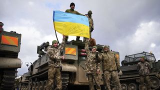 Украинские военные, проходившие обучение по управлению танками Challenger 2 в Великобритании