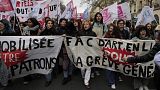 University students demonstrate Tuesday, March 28, 2023 in Paris