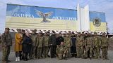 Ukrainischer Präsident Selenskyi auf Truppenbesuch an der Front