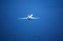 Un jet privato decolla dall'aeroporto Arlanda di Stoccolma