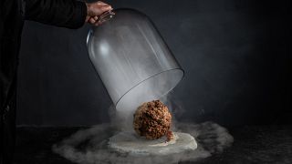 Meatball from extinct mammoth unveiled by Australian food tech firm Vow.