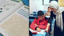 تعليم اللغة الأمازيغية في مدرسة بمدينة زوارة