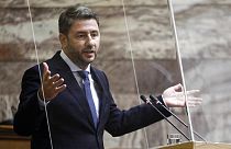 Ο πρόεδρος του ΠΑΣΟΚ-ΚΙΝΑΛ και Ευρωβουλευτής Νίκος Ανδρουλάκης