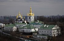 The Ukraine government has accused the Kyiv-Pechersk Lavra in Kyiv of maintaining links to Russia.