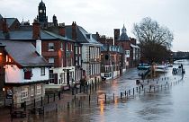 Flooding in York, UK.