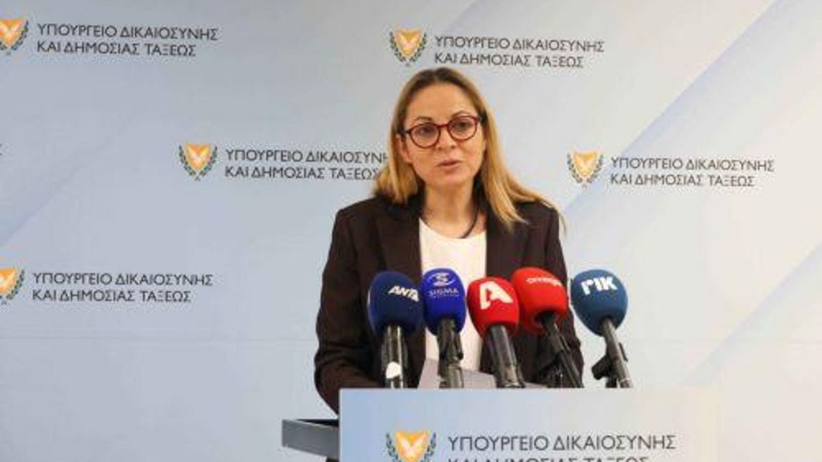 η Υπουργός Δικαιοσύνης και Δημοσίας Τάξεως της Κύπρου, Άννα Κουκκίδη-Προκοπίου